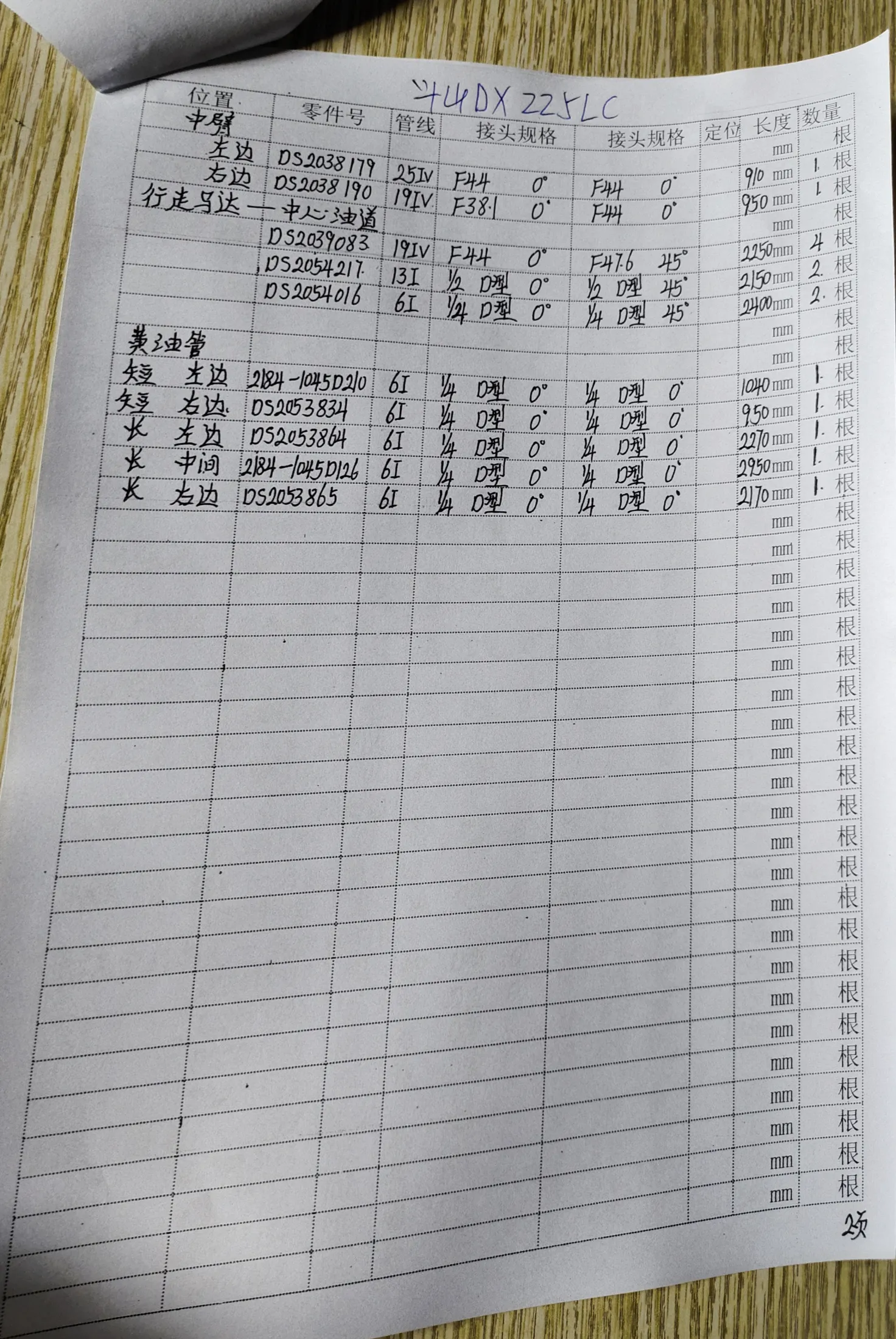 Sanitized handwritten source page