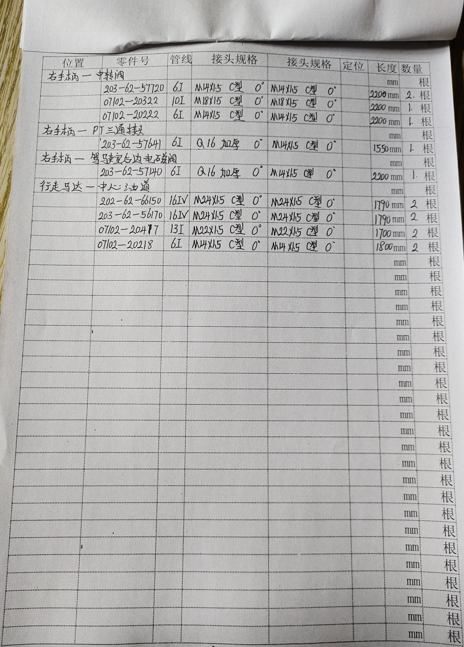 Workshop notebook page