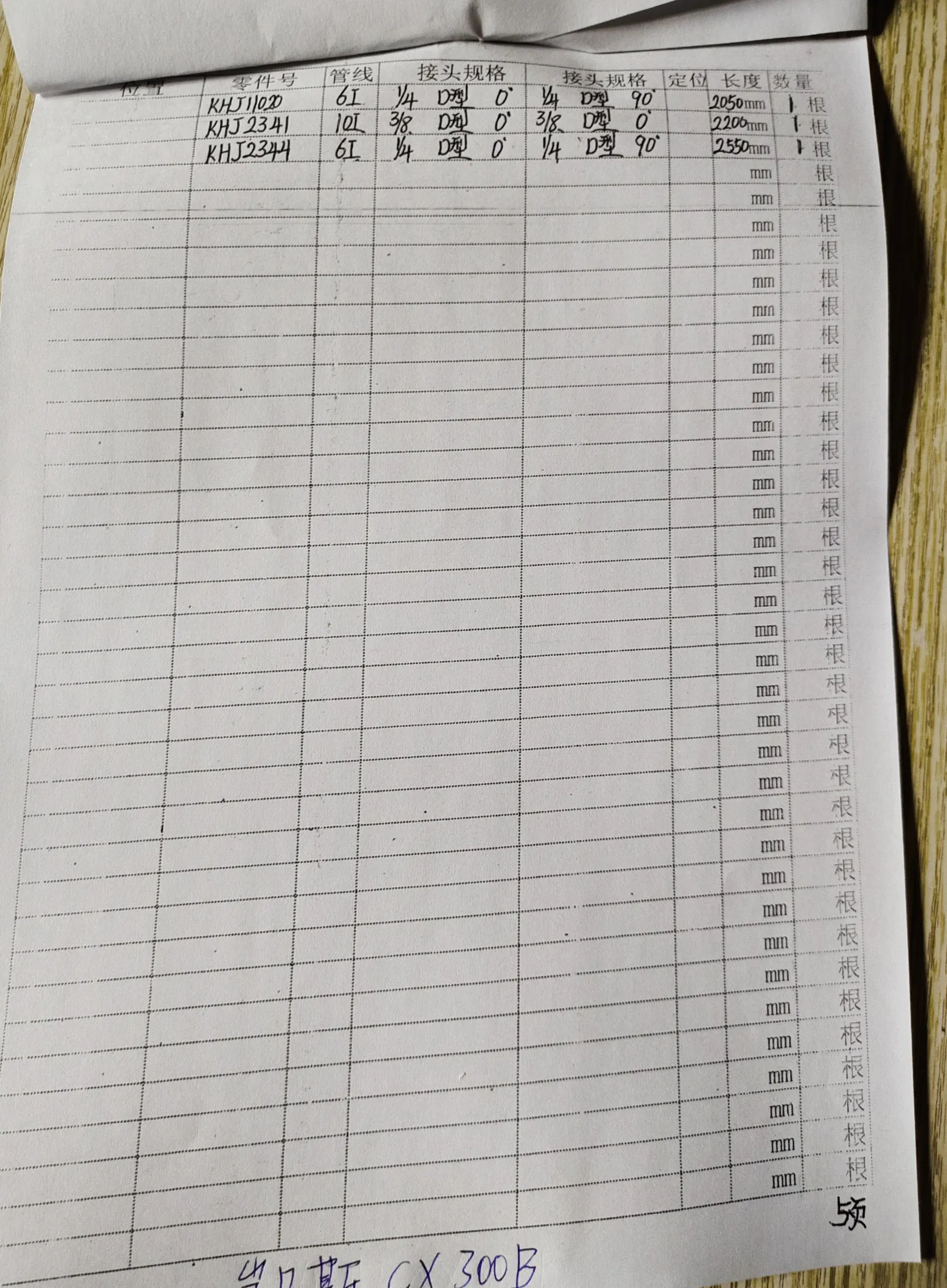 Sanitized handwritten source page