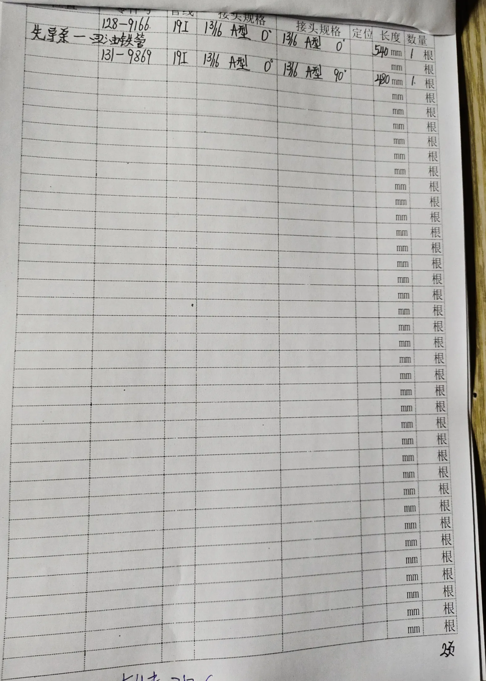 Sanitized handwritten source page